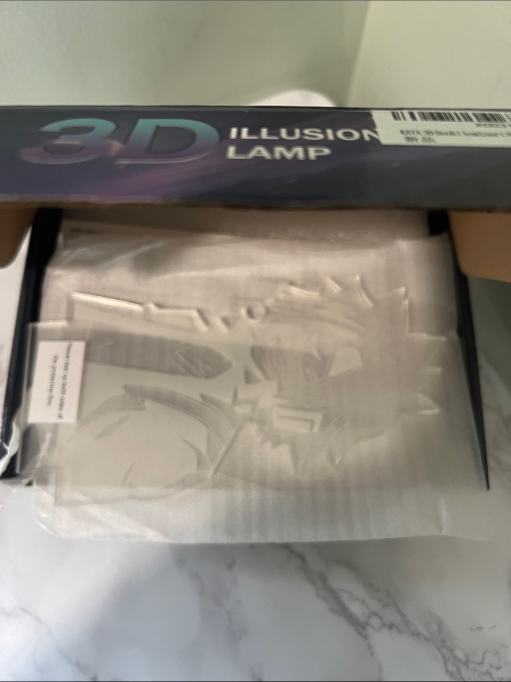 3D Illusion Lamp LED Night Light - White